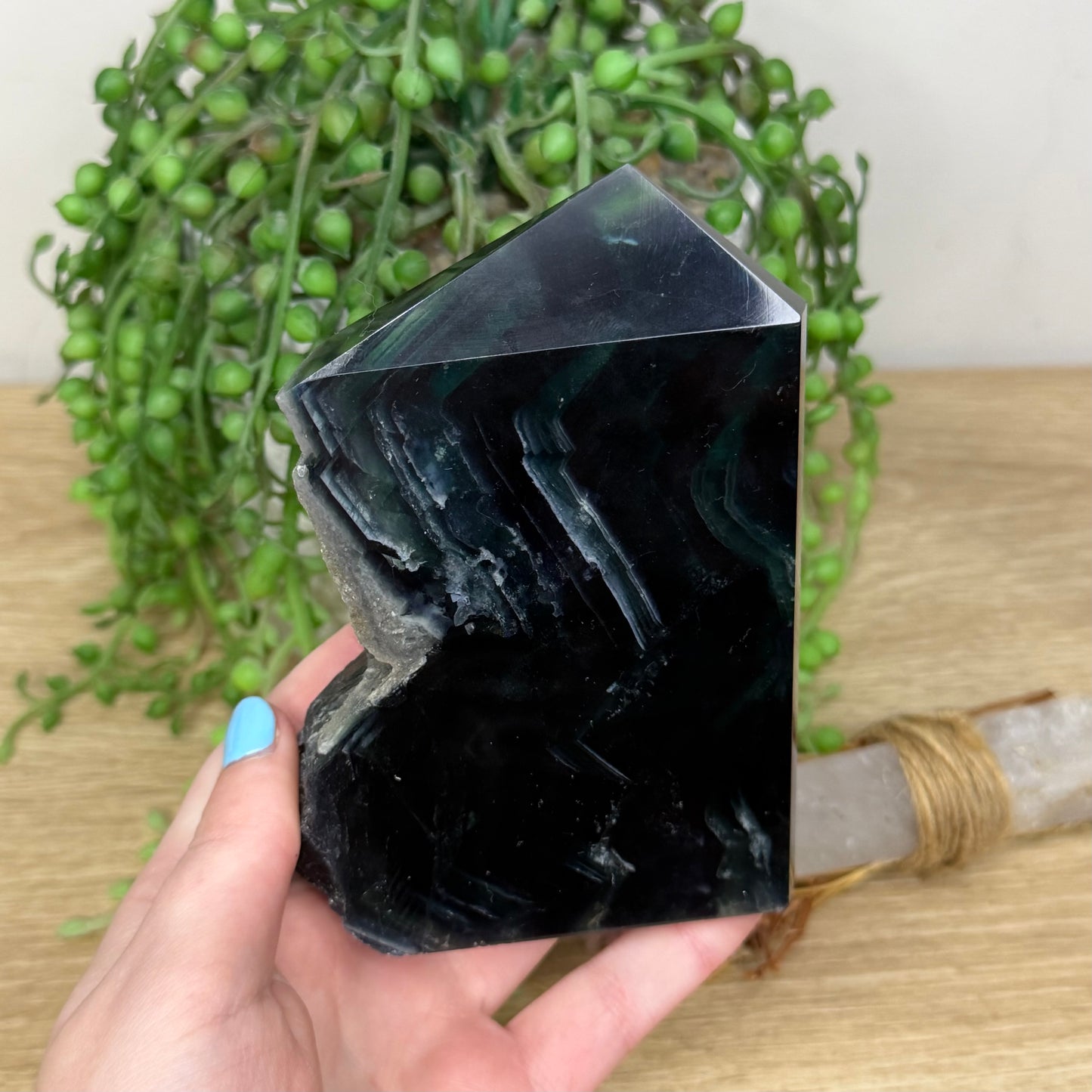 Blue Fluorite Slab Tower (204A)