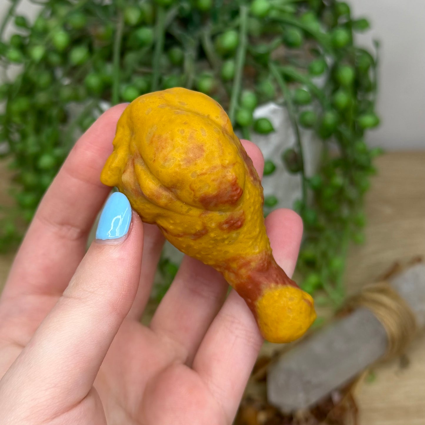 Yellow Mudstone Chicken Drumstick (332A)