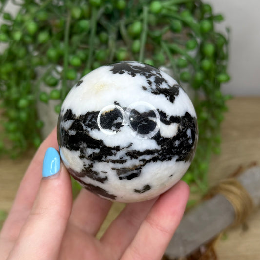 Black Zebra Jasper Sphere (343A)