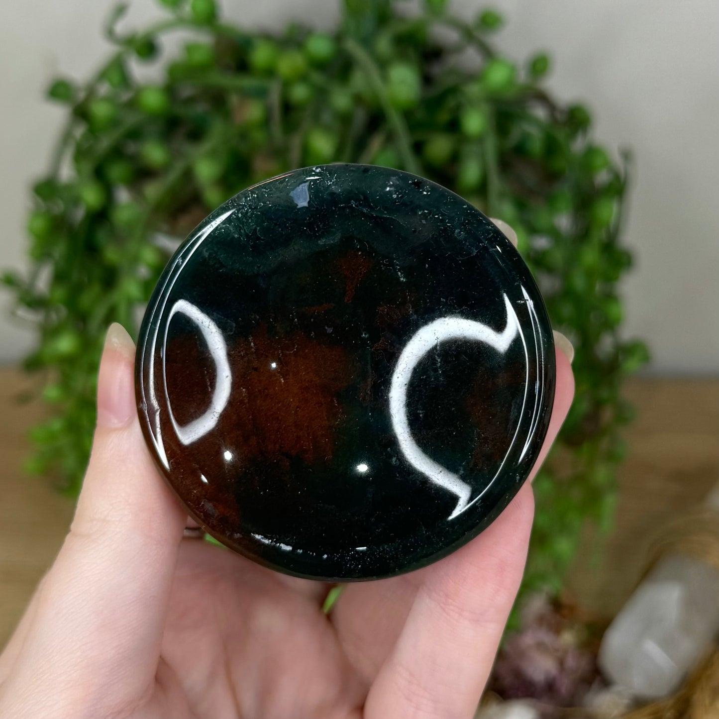 Moss Agate Bowl (P825)