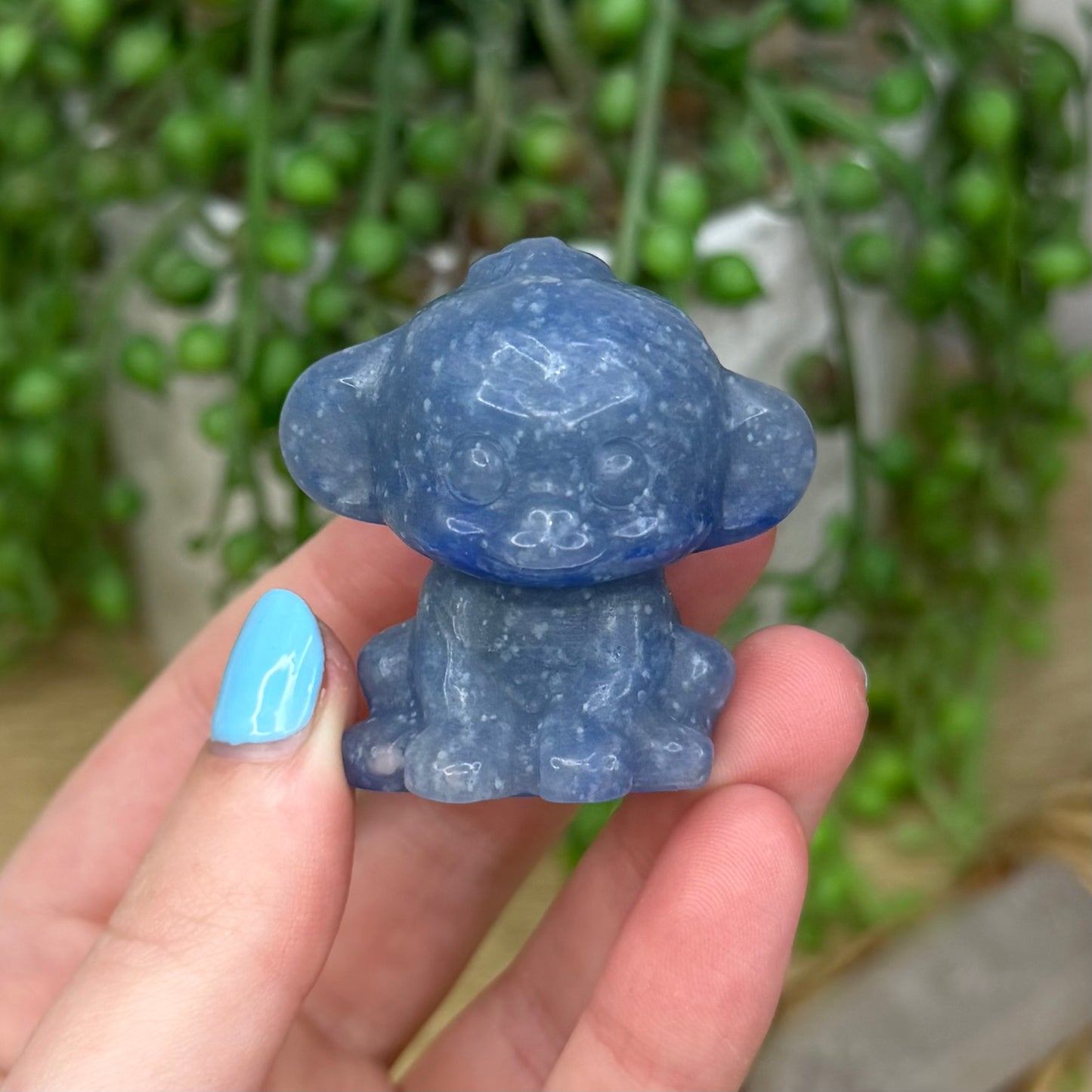 Blue Aventurine Monkey (339A)