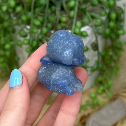 Blue Aventurine Monkey (339A)