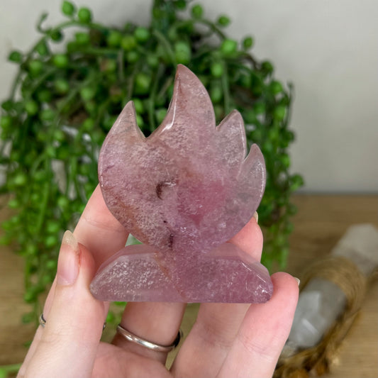 Purple Fluorite Flame (Q137)