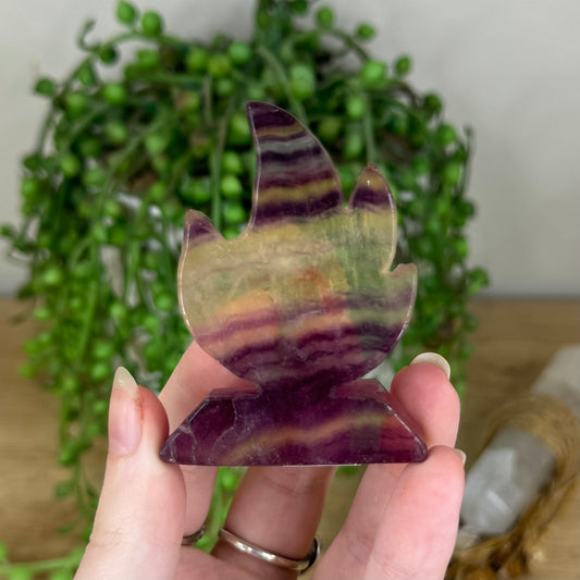 Purple Fluorite Flame (Q140)