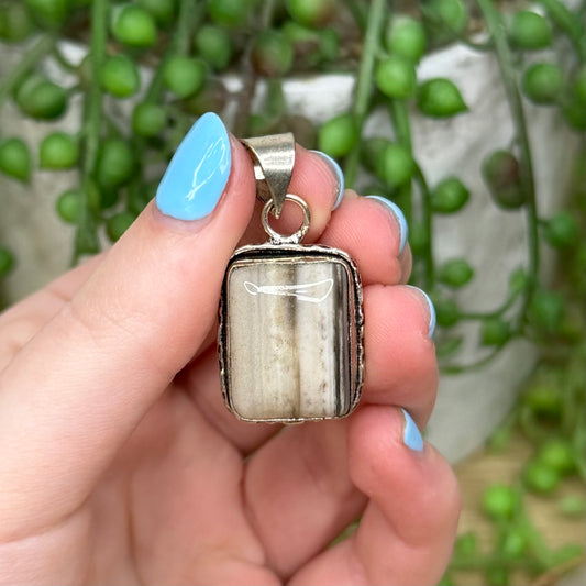 Black Agate Pendant 2
