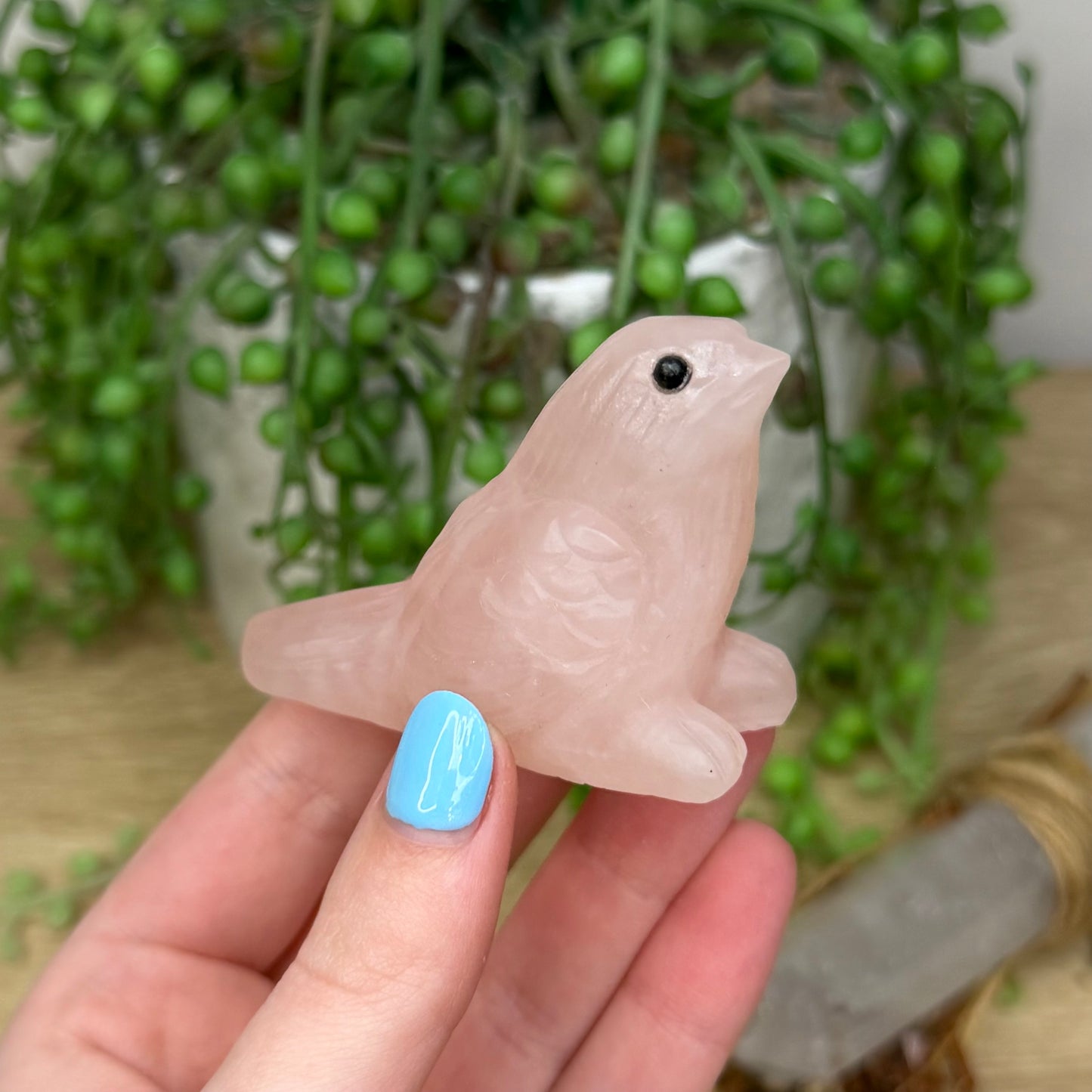 Rose Quartz Bird (102A)