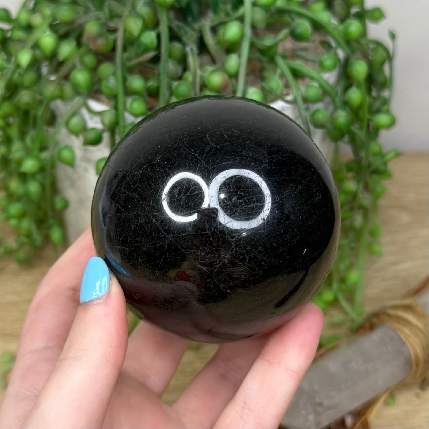 Black Tourmaline Sphere (75A)