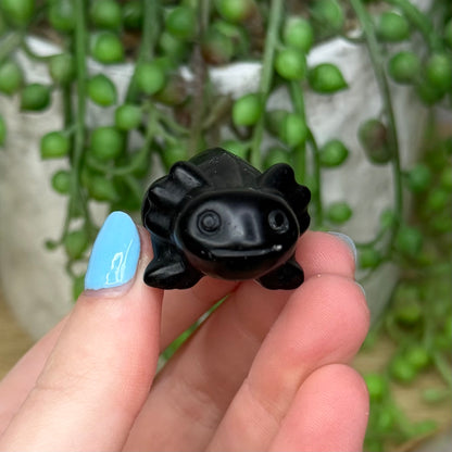 Black Obsidian Axolotl (Z978) (Z985)