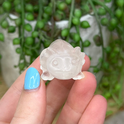 Clear Quartz Axolotl (Z977)