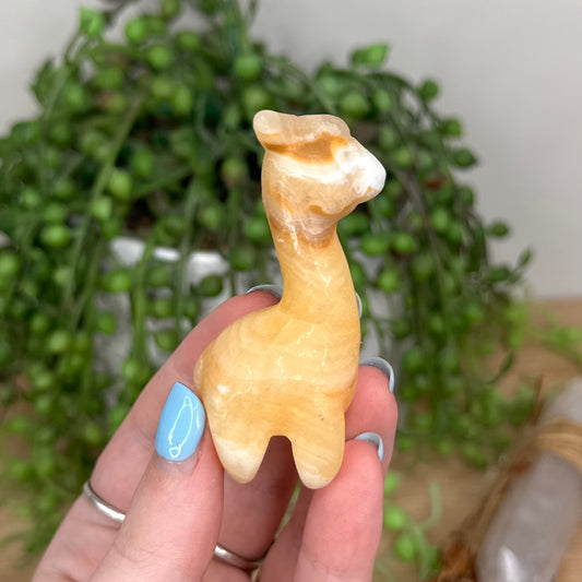 Yellow Calcite Llama (U352)