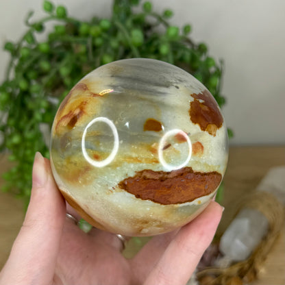 Polychrome Jasper Sphere (P511)