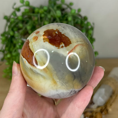 Polychrome Jasper Sphere (P511)