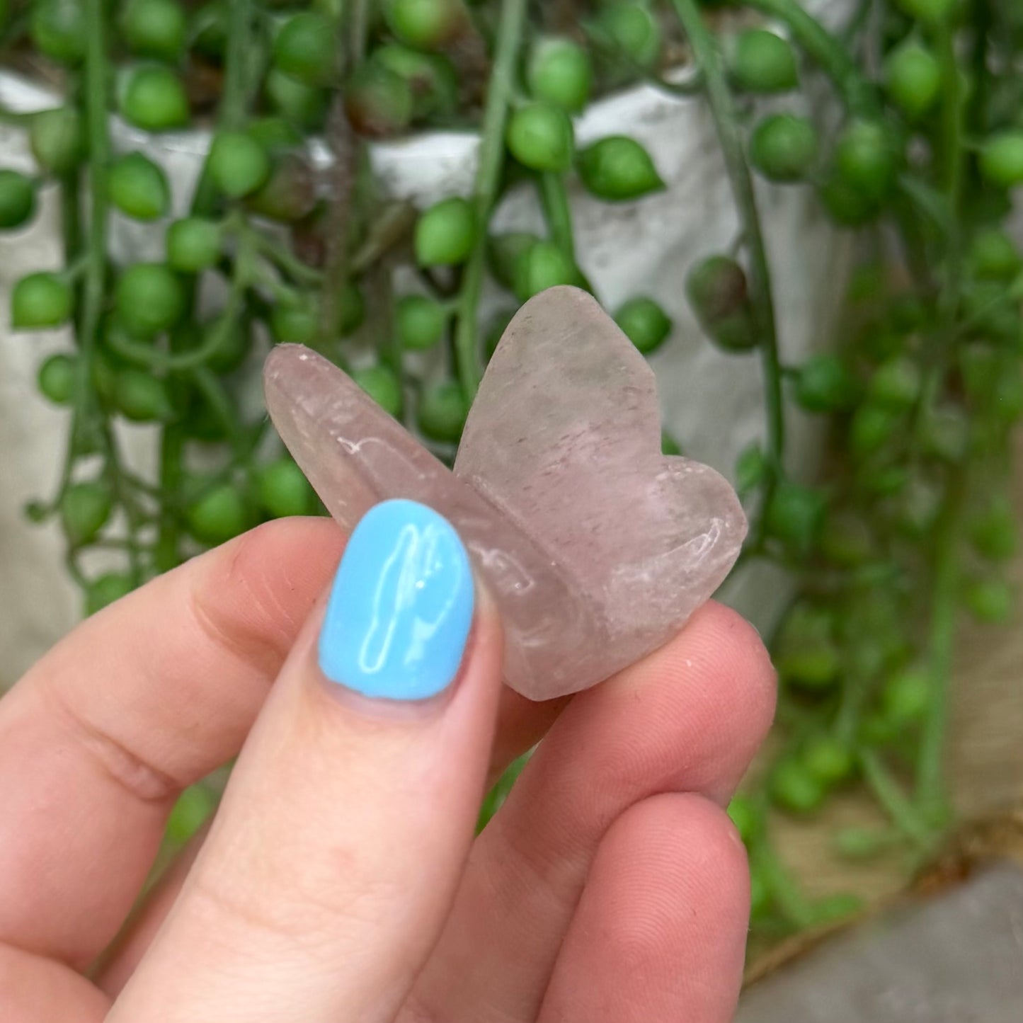 Strawberry Quartz Butterfly (256A)
