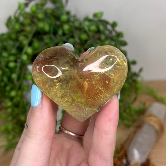 Smokey Citrine Heart (U881)