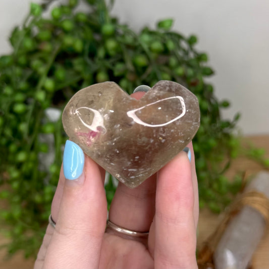 Smokey Citrine Heart (U870)