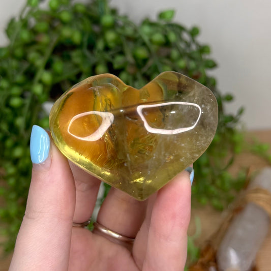Smokey Citrine Heart (U882)