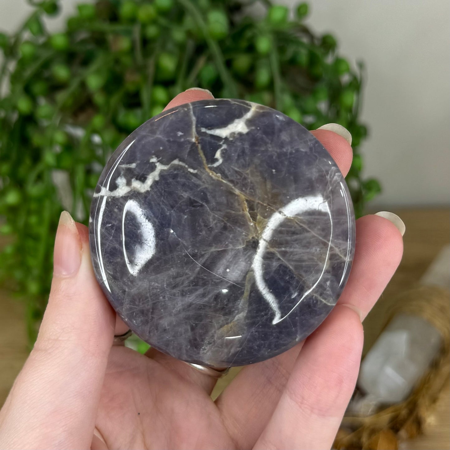Lavender Rose Quartz Bowl (Q144)