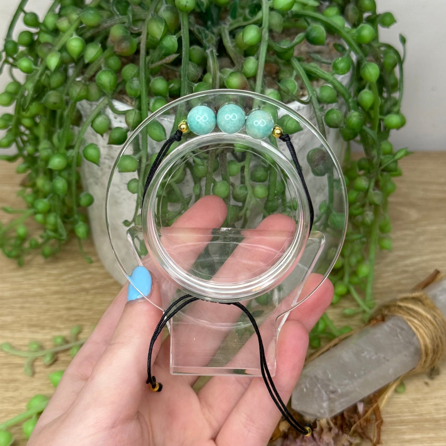 Amazonite Adjustable Bracelets