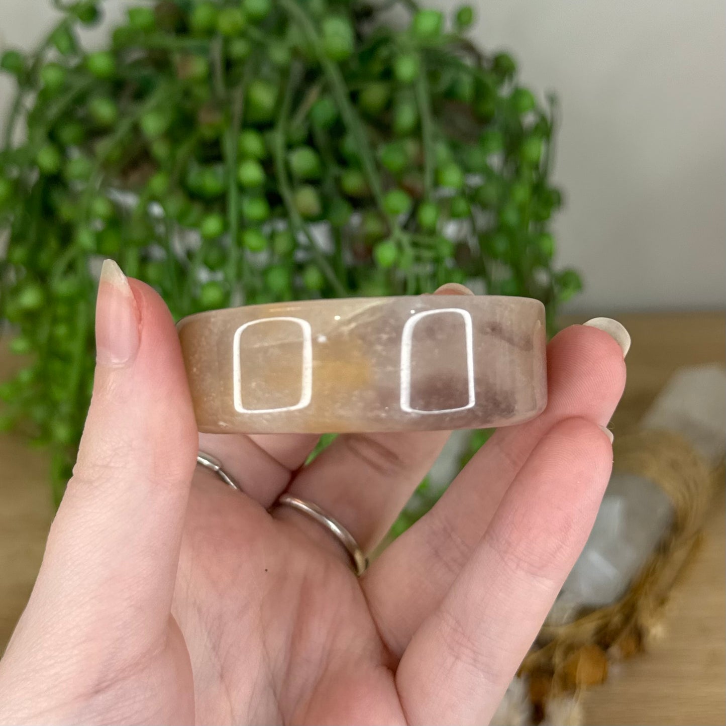 Lavender Rose Quartz Bowl (Q146)