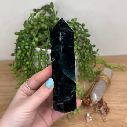 Black Rose Fluorite Tower (U805)