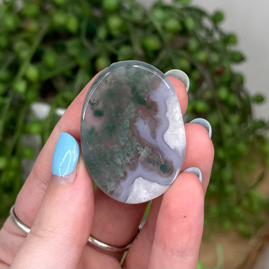 Moss Agate Lucky Stone