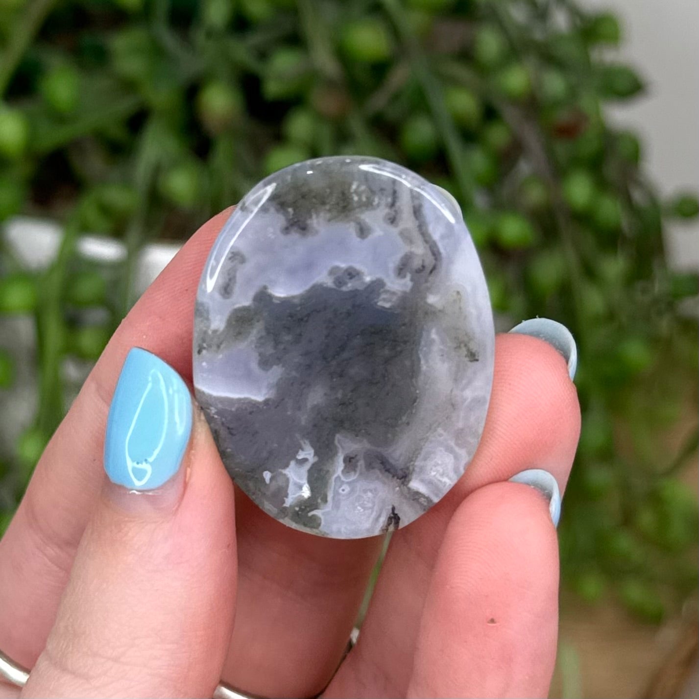 Moss Agate Lucky Stone
