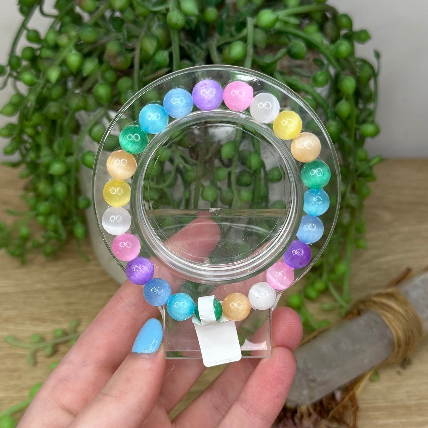 Aura Selenite Bracelet (Z296) (Z297) (Z299) (Z298)