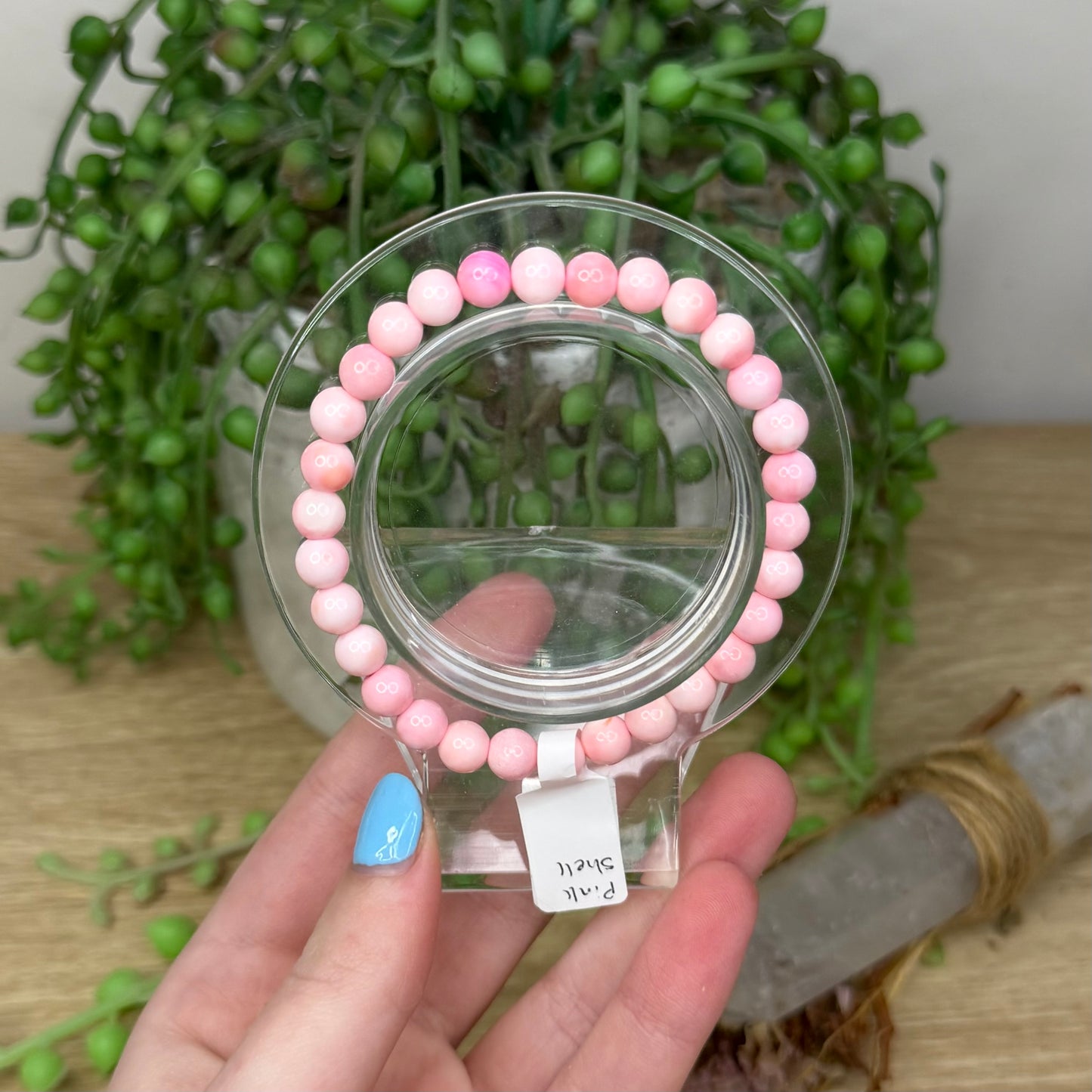 Pink Shell Bracelet (Z416) (Z418) (Z419) (Z417)