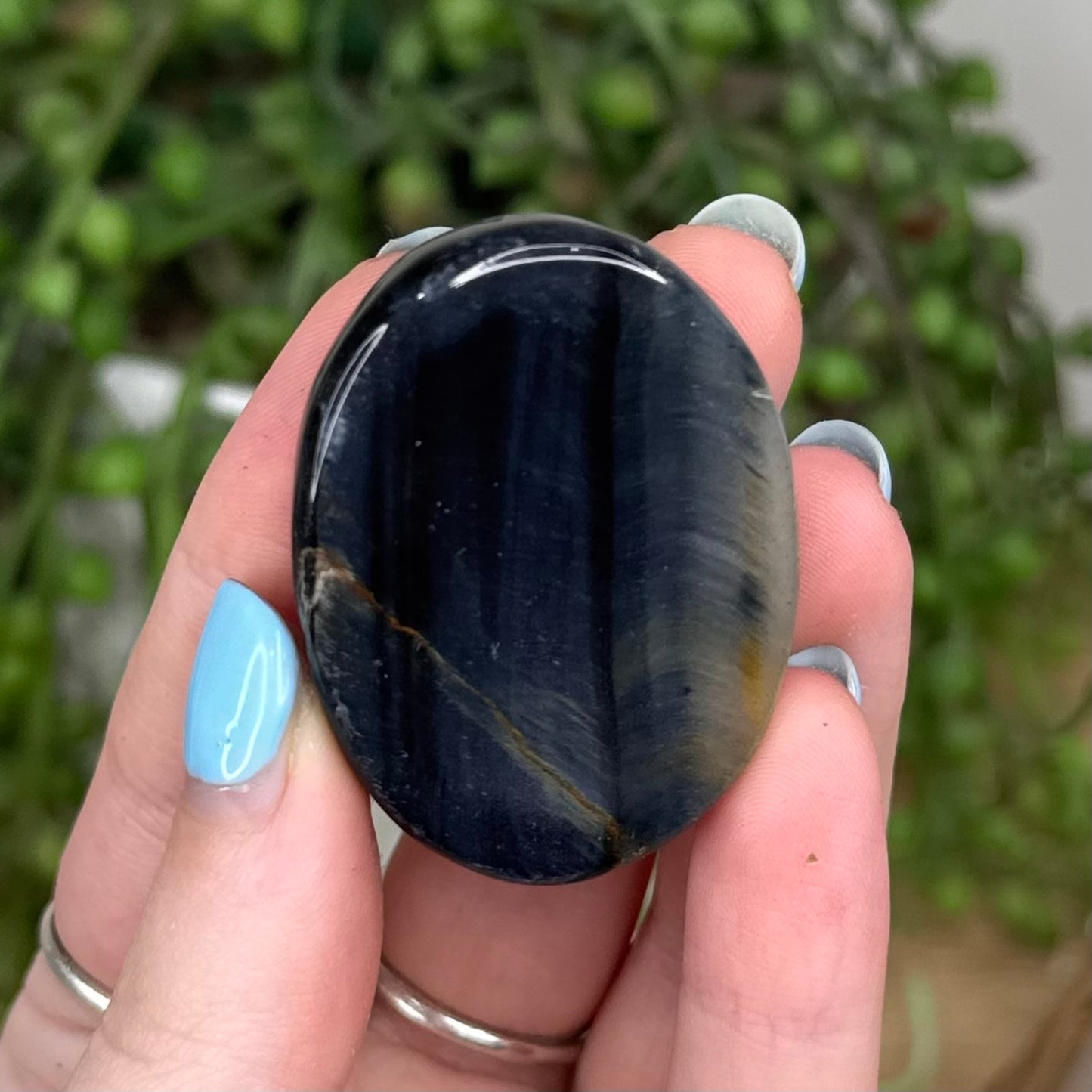 Blue Tiger Eye Lucky Stone