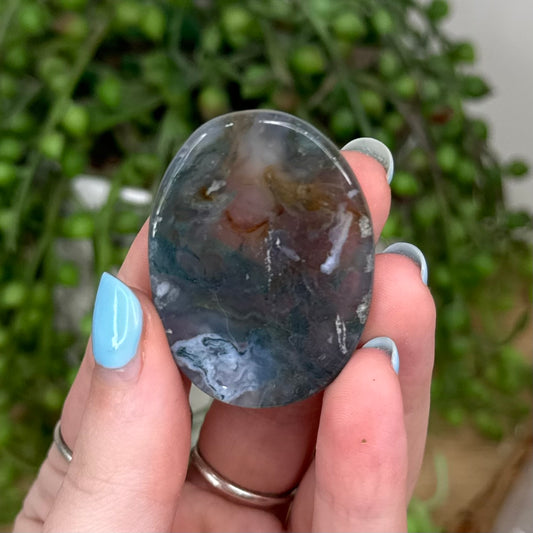 Moss Agate Lucky Stone