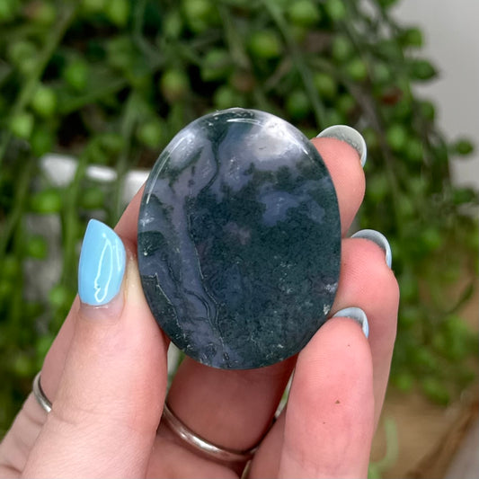 Moss Agate Lucky Stone