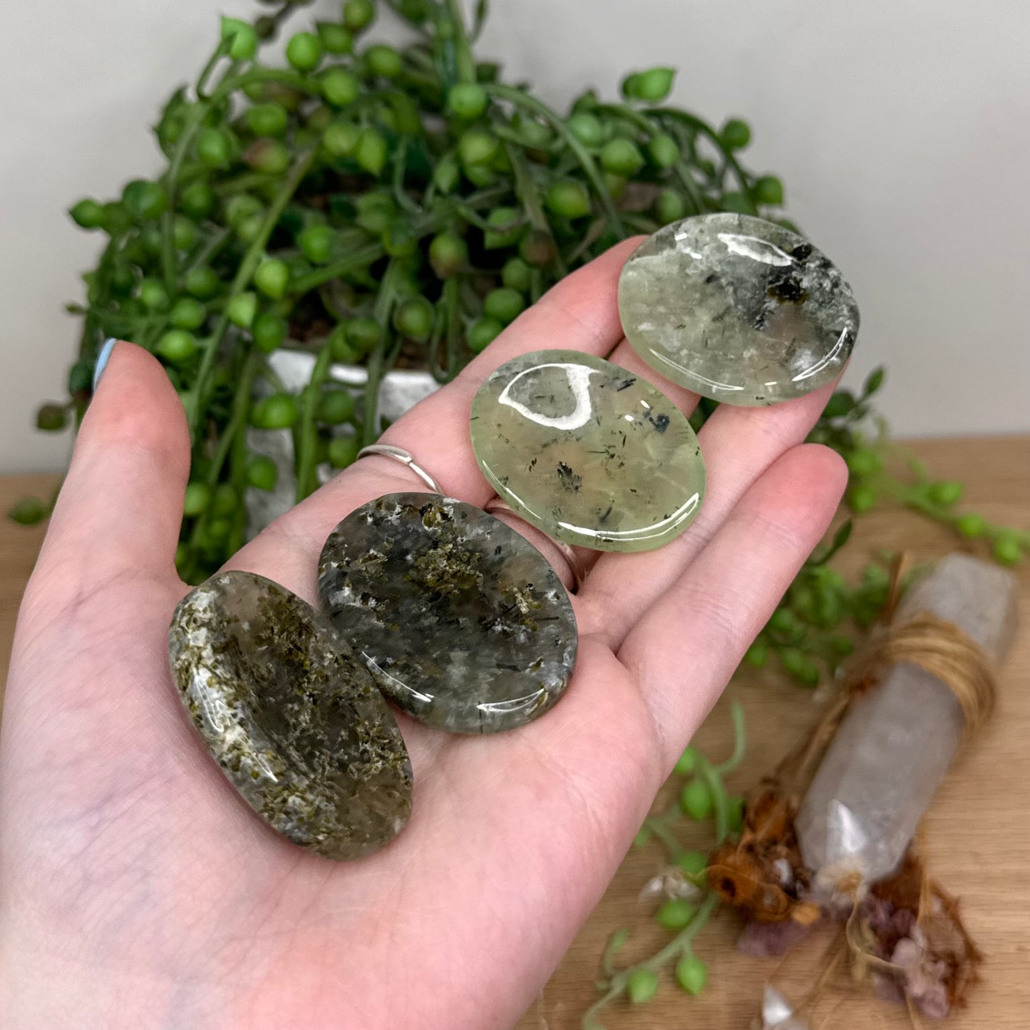 Prehnite Lucky Stone