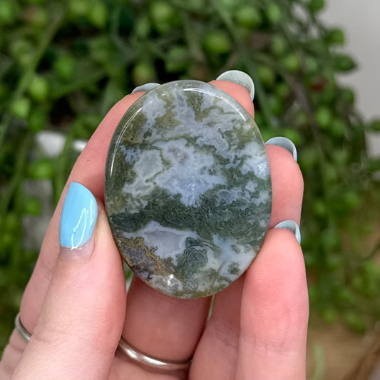Moss Agate Lucky Stone