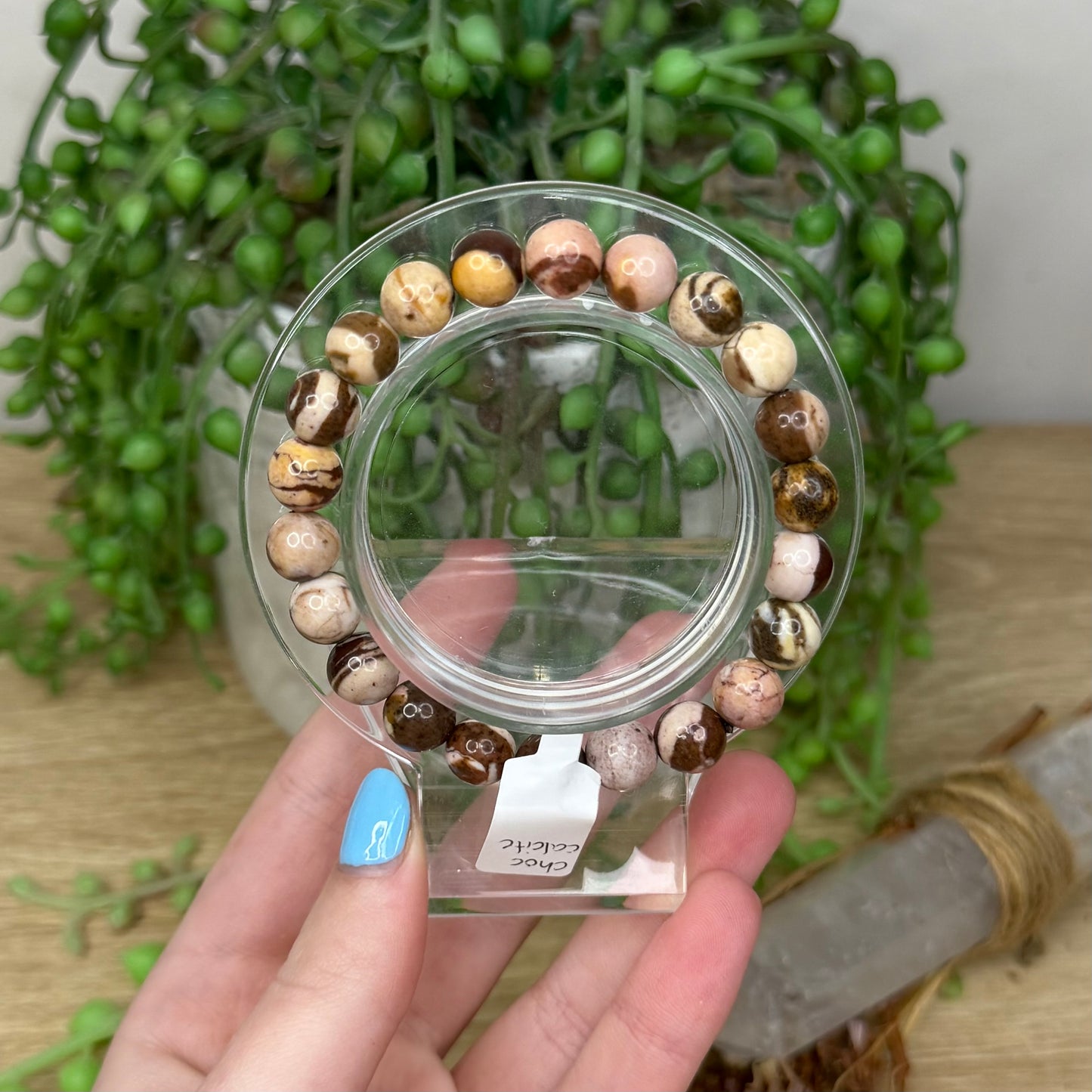 Chocolate Calcite Bracelet (Z410) (Z411)