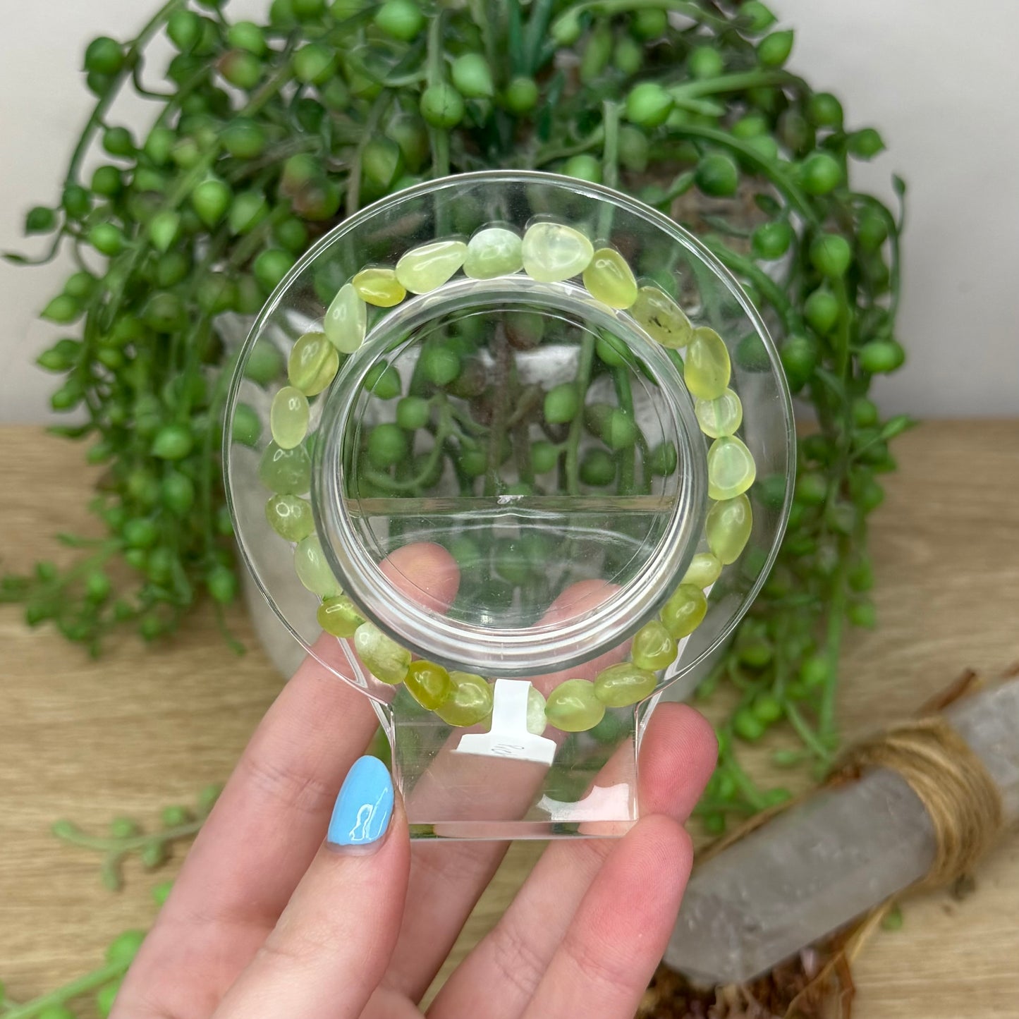Prehnite Bracelet (Z440) (Z443) (Z442) (Z441)