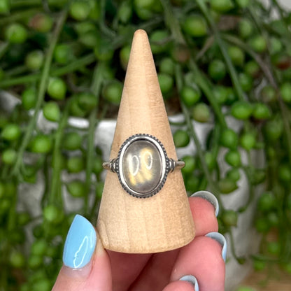 Labradorite S925 Ring (U843)