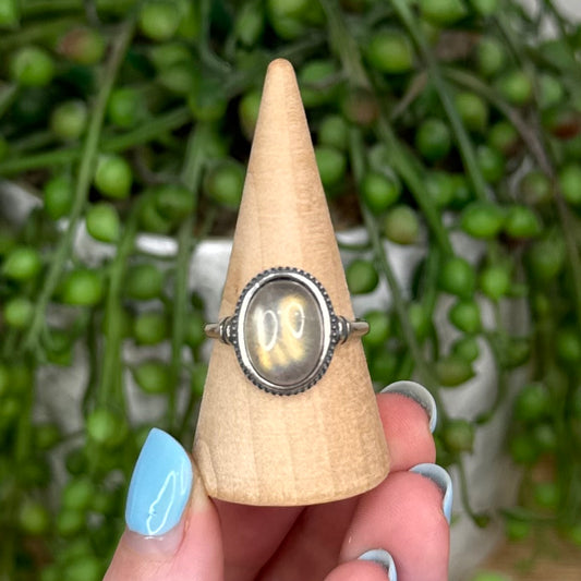 Labradorite S925 Ring (U843)