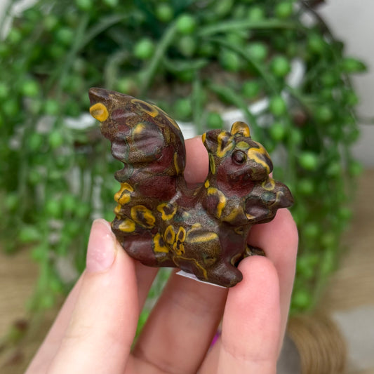 Bamboo Stone Jasper Squirrel (508A)