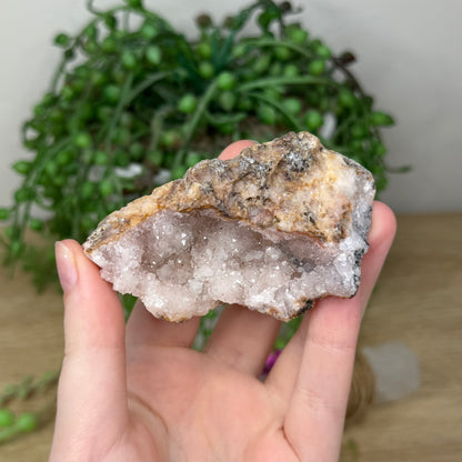 Pink Amethyst Cluster Geode (383A)