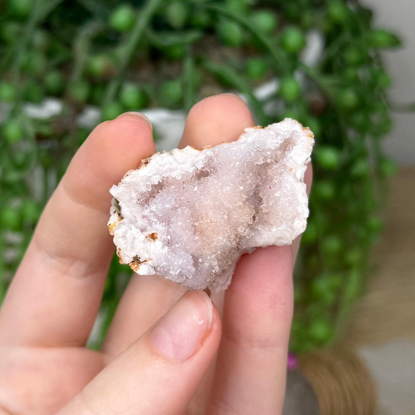 Pink Amethyst Cluster Geode (377A)