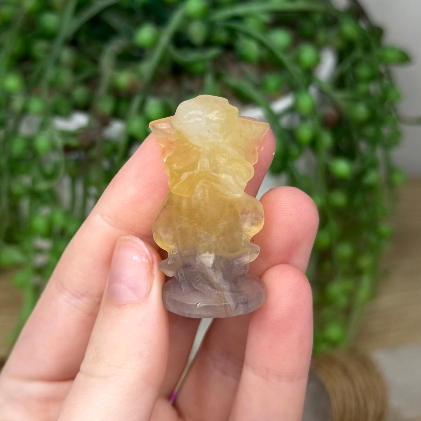 Yellow Fluorite Cherub (626A)