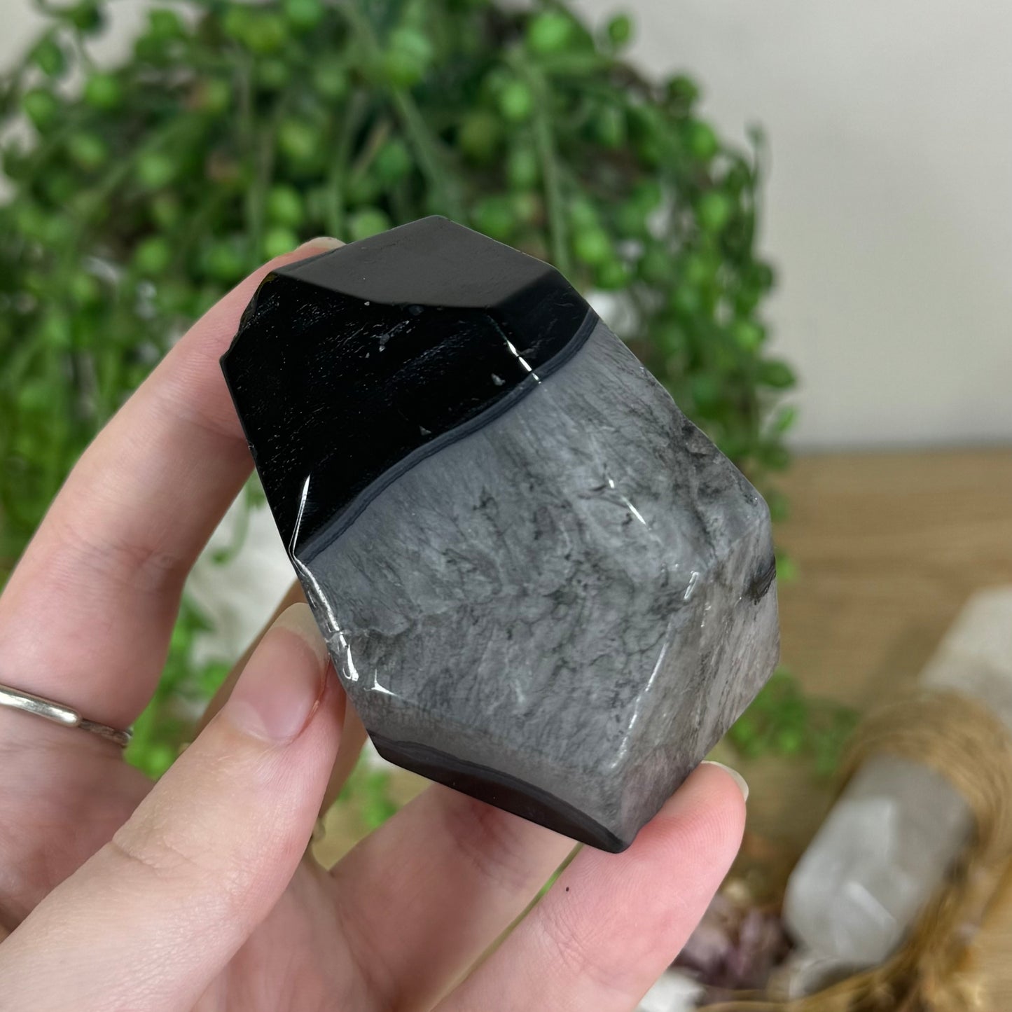 Black Agate Free Form (Q386)