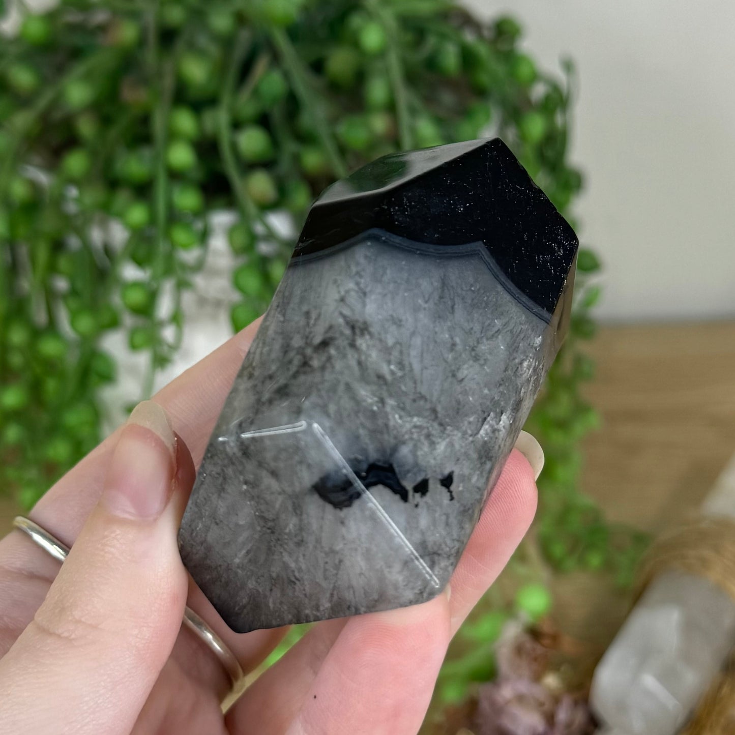 Black Agate Free Form (Q386)