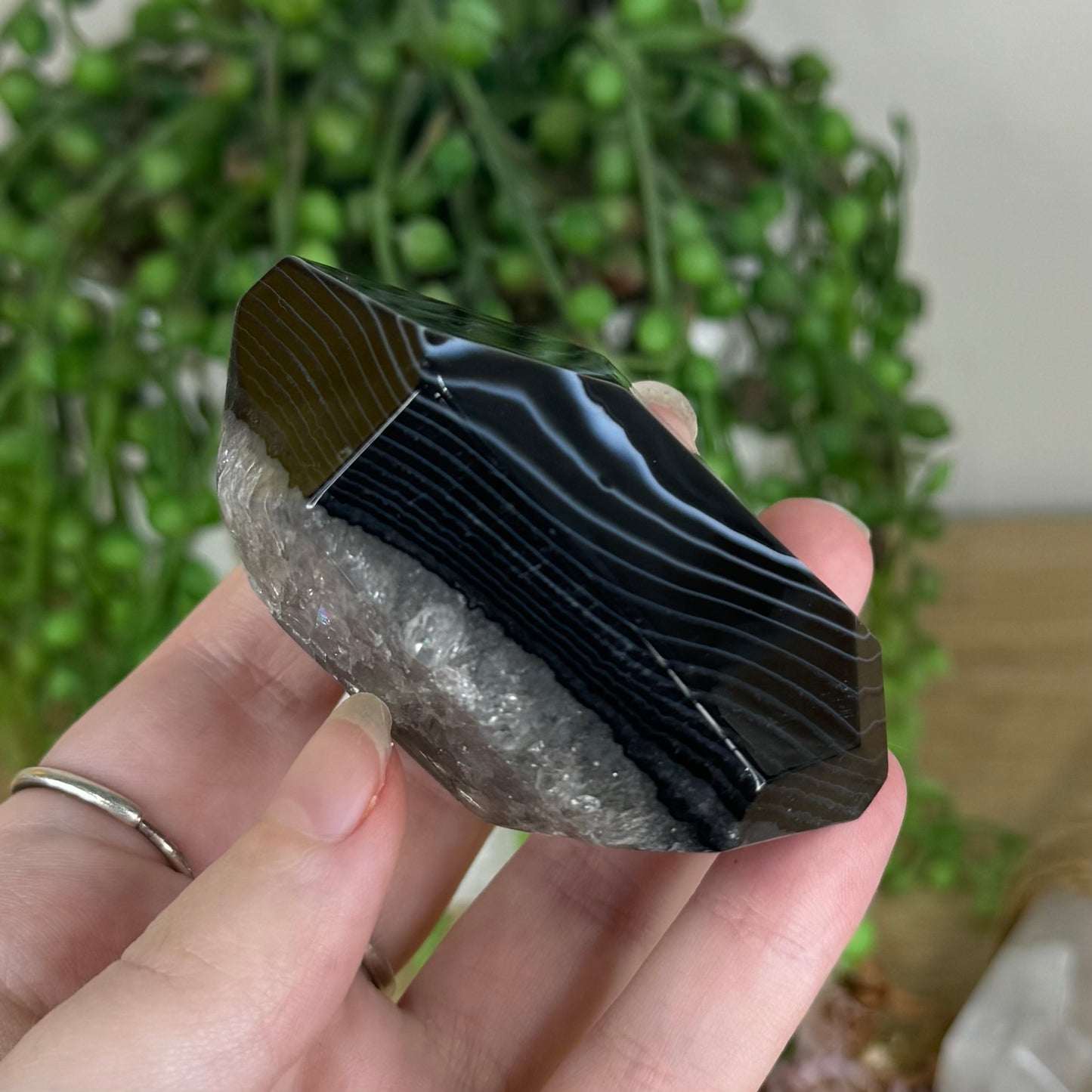 Black Agate Free Form (Q385)