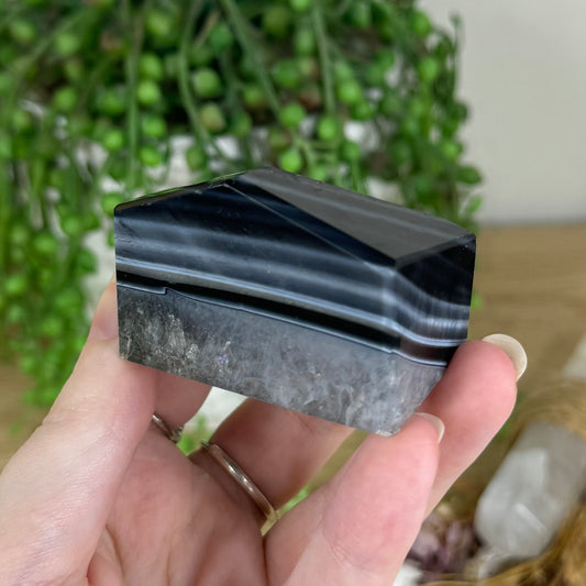 Black Agate Free Form (Q375)