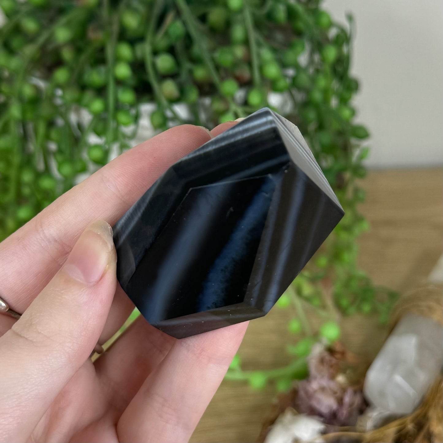 Black Agate Free Form (Q375)