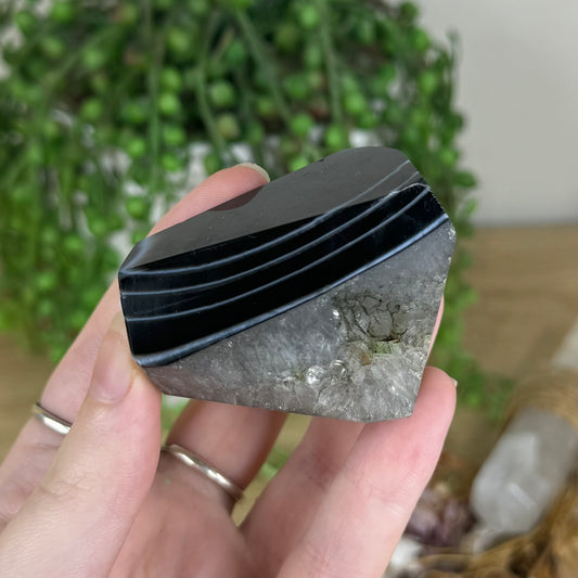 Black Agate Free Form (Q376)