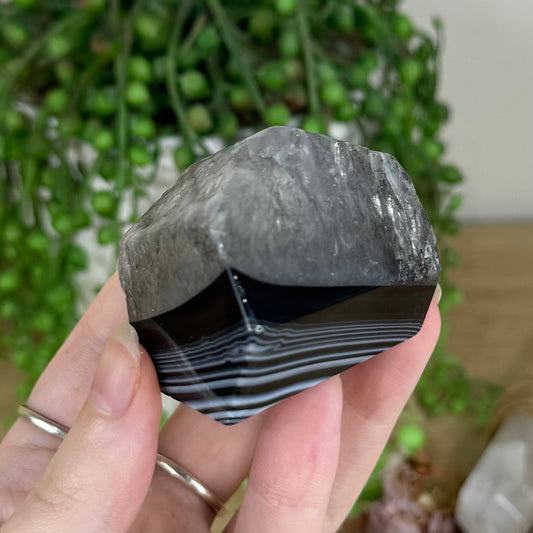 Black Agate Free Form (Q374)