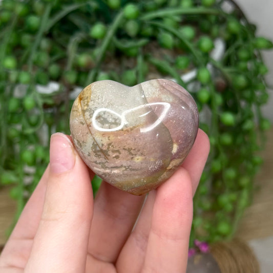Polychrome Jasper Heart (560A)