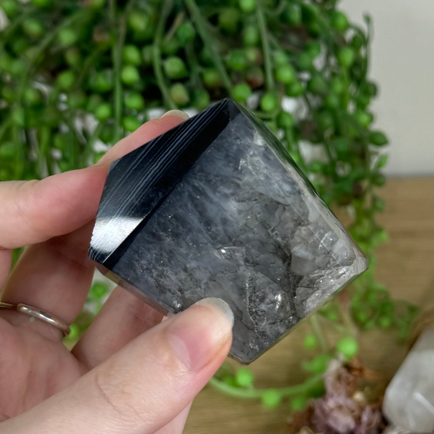 Black Agate Free Form (Q387)